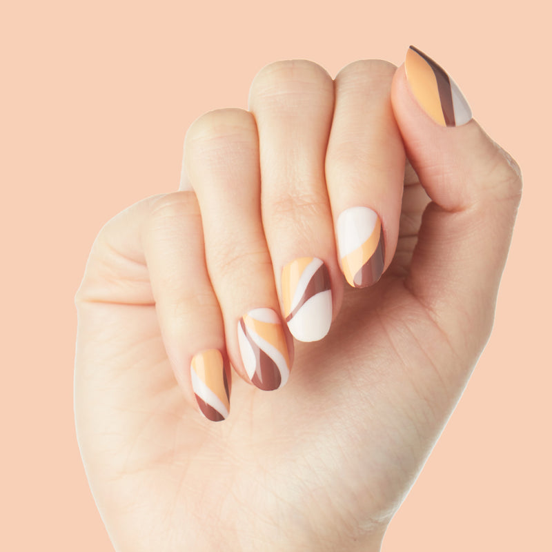 Latte Swirls | Short | Round second image