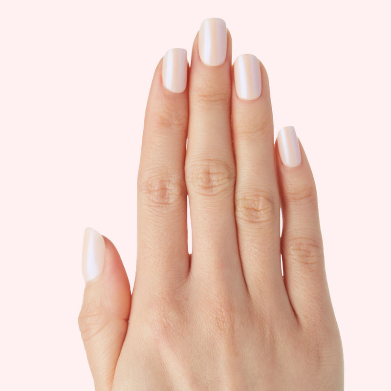 Pink Iridescent | Short | Squoval second image