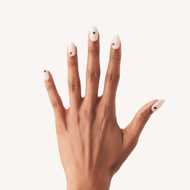 picture of Vampy Heart - Press-On | Medium | Oval