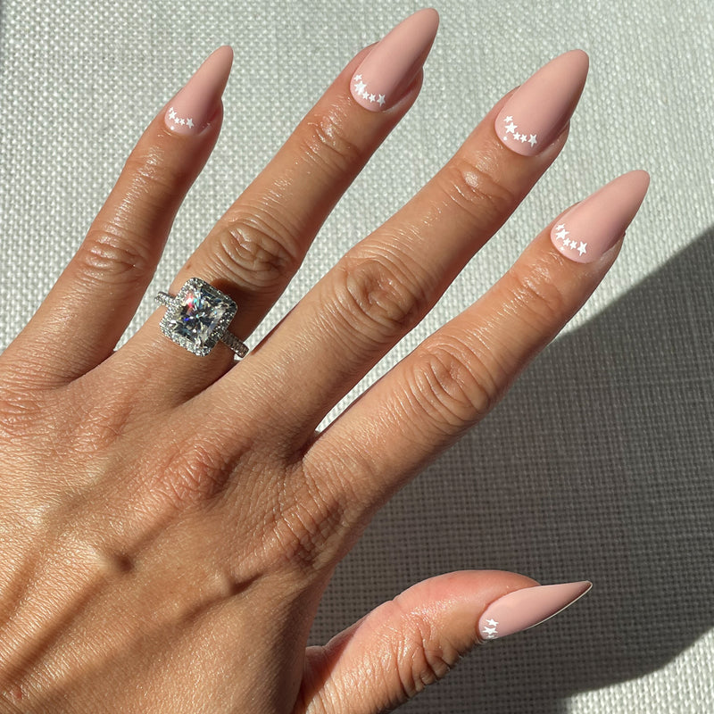 picture of Star Halfmoon - Press-On | Long | Almond