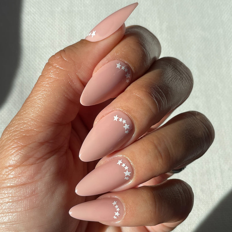 picture of Star Halfmoon - Press-On | Long | Almond