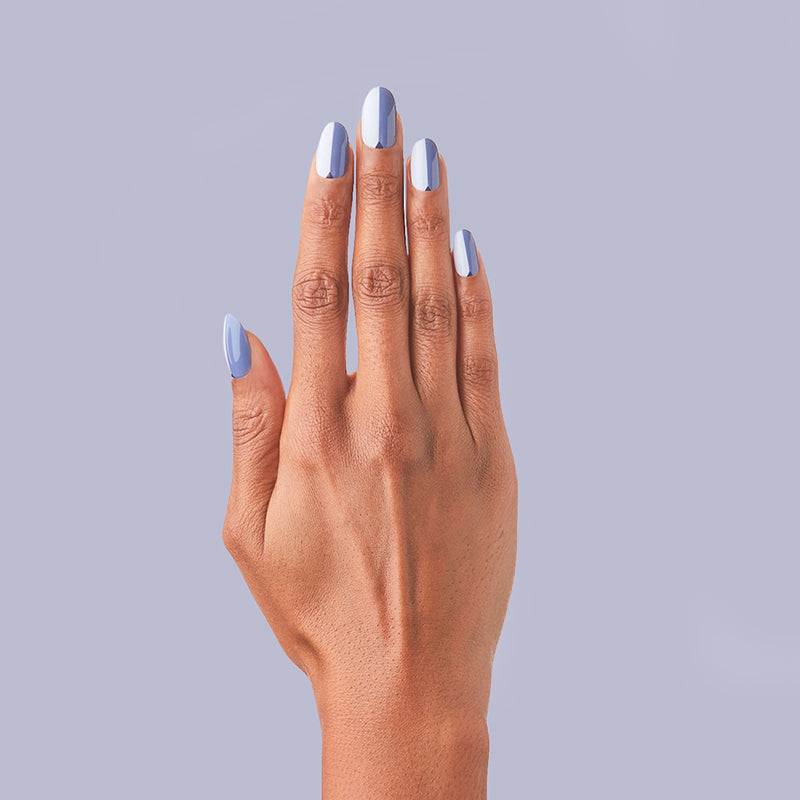 Colorblock Triangle - Press-On | Medium | Oval - Press-On