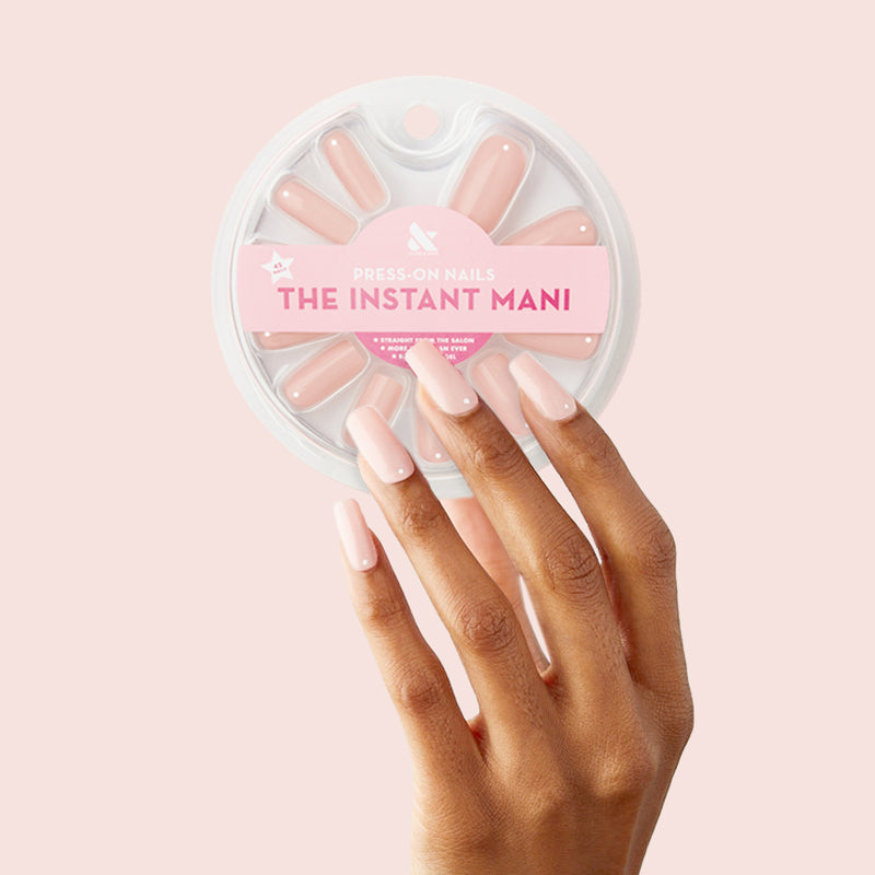 Minimalist Dot - Press-On | Long | Squoval 