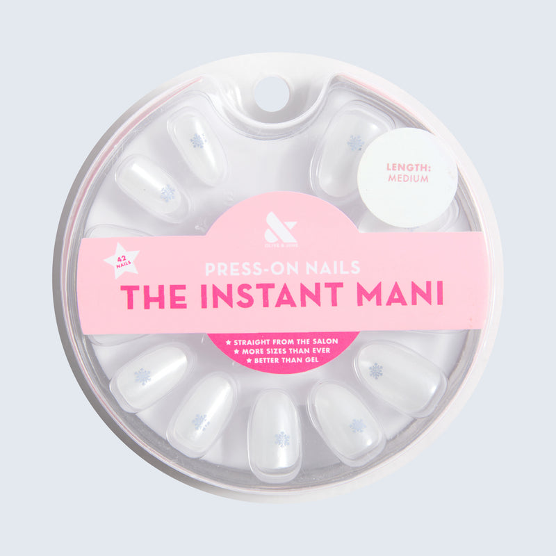 Shimmer Snowflake | Oval | Medium 