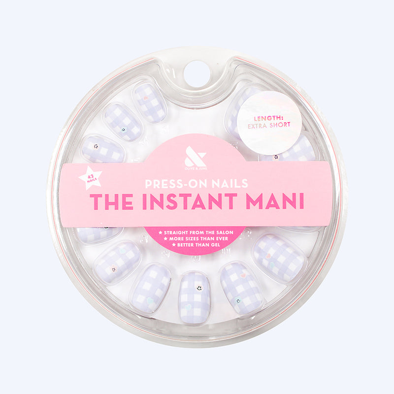 Gingham Party | Round | Extra Short 